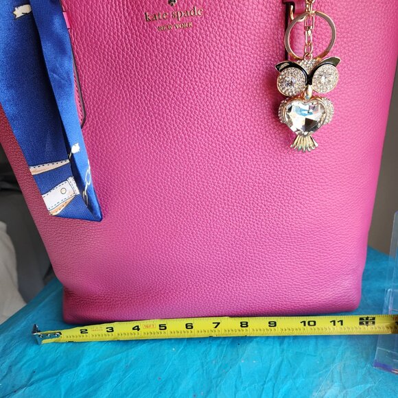 Kate Spade Medium Pebbled Leather Juliette Magenta 6 pc Set NWT - Picture 3 of 12